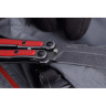 Нож бабочка MR BLADE MADCAP BLACK RED MB019